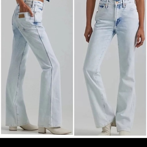 Free People Denim - Free People Wrangler Westward 626 High-Rise Bootcut Jeans. NWT 33 x 30